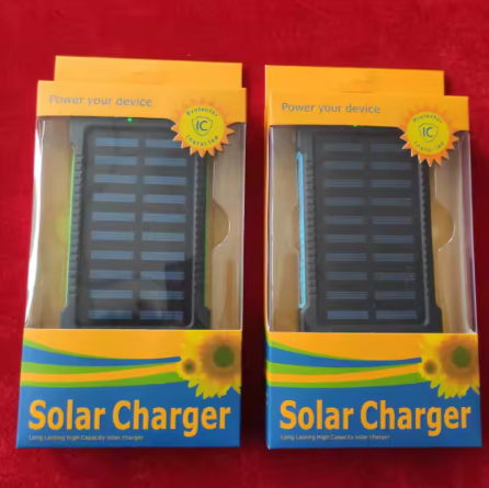 Solar Power Bank Dual USB Power Bank 5000mAh Printing 20000mAh