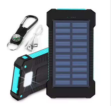 Solar Power Bank Dual USB Power Bank 5000mAh Printing 20000mAh